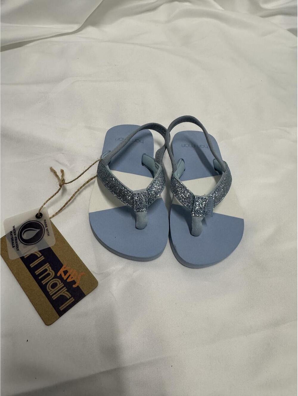 Harmari Kids Glitter Blue Flip Flop Sandals